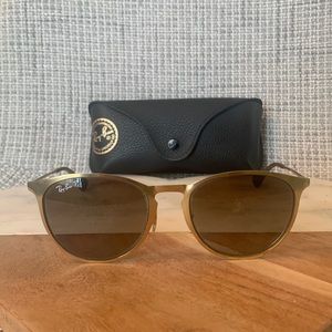 Gold Ray Ban Sunglasses